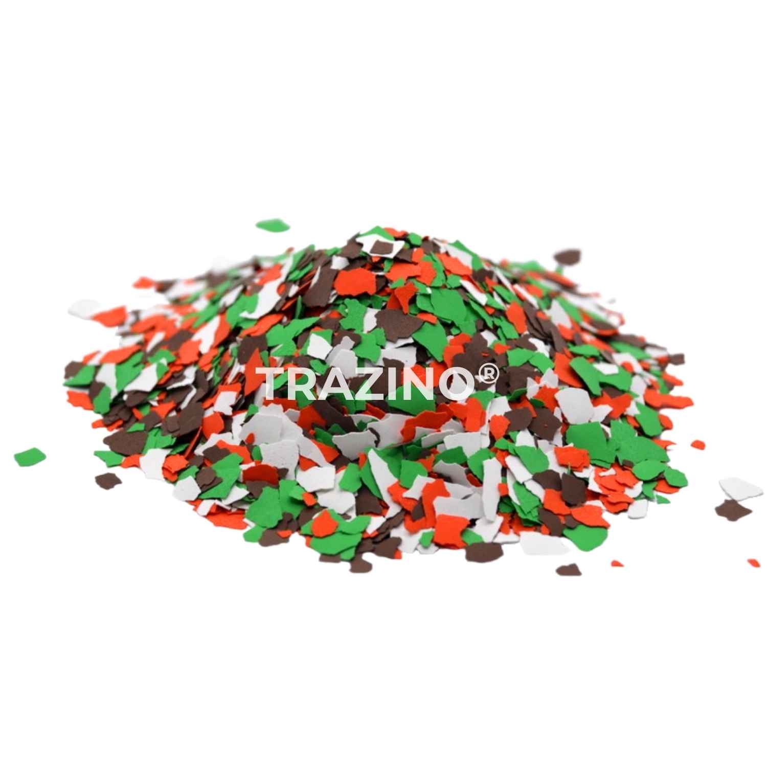 Trazino® Farbchipsmischung Christmas zum Einstreuen für Beschichtungen