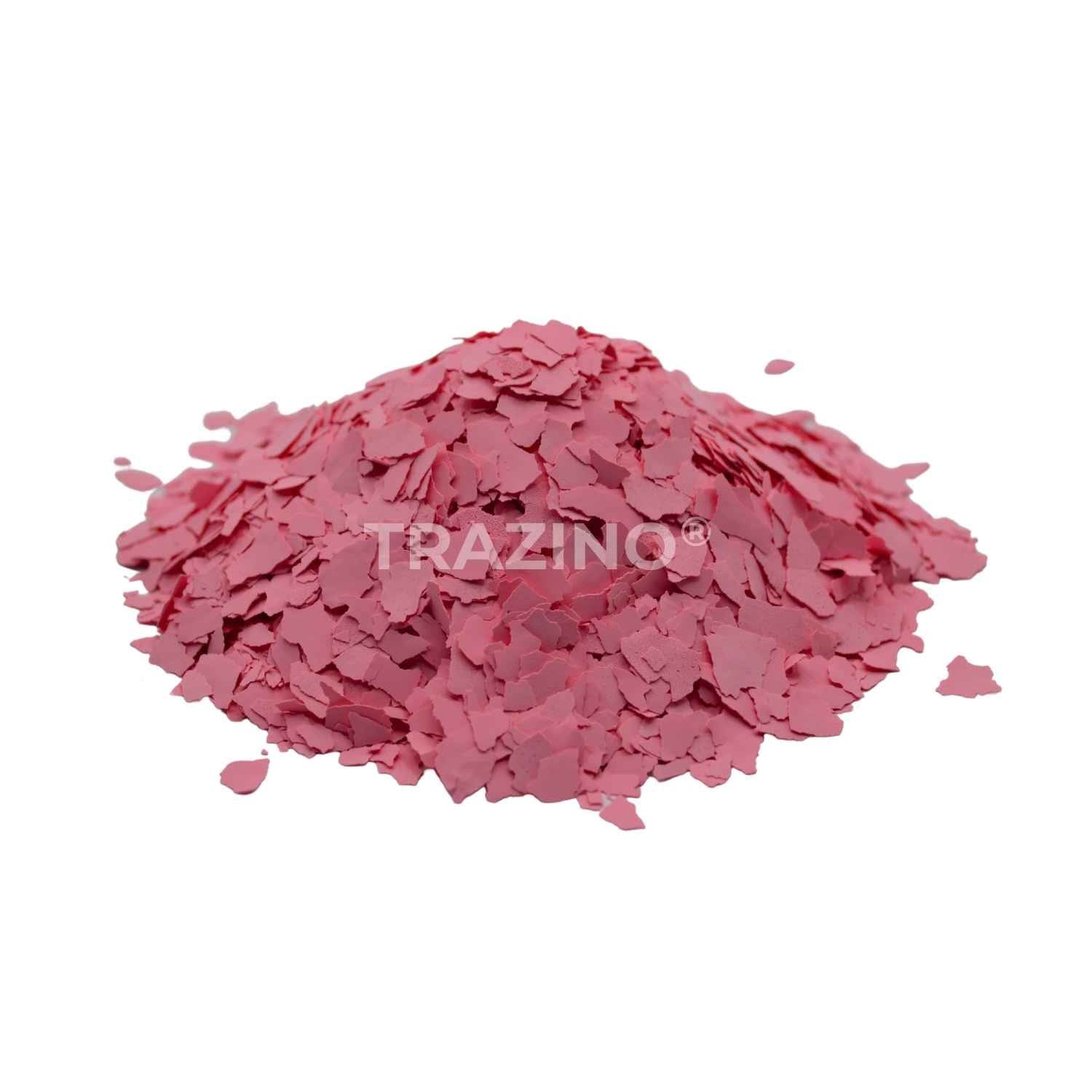 Trazino® Farbchips in Rosa zum Einstreuen für Beschichtungen