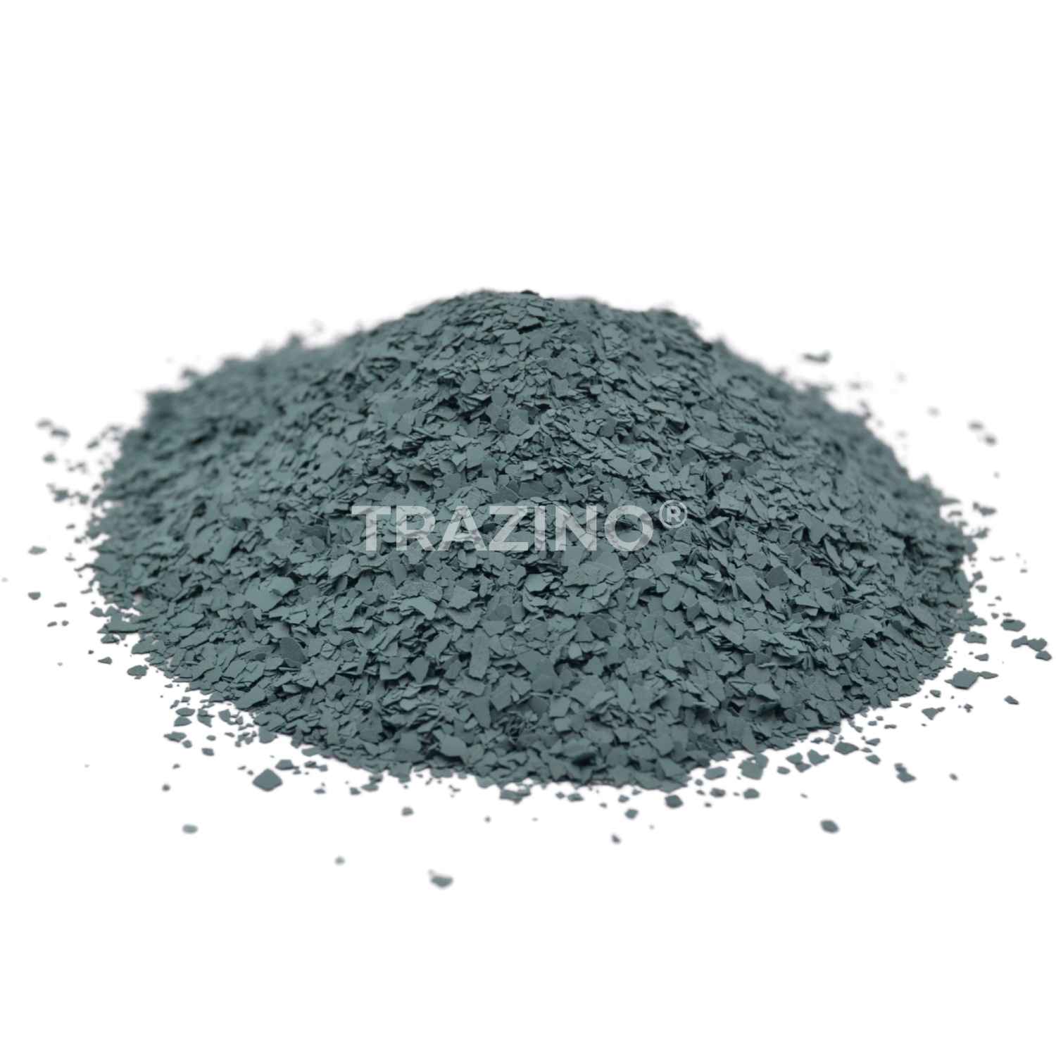 Trazino® Farbchips in Taubenblau zum Einstreuen für Beschichtungen