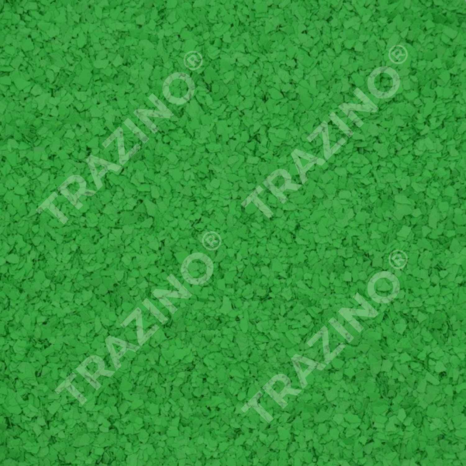 Trazino® Farbchips in Grasgrün zum Einstreuen für Beschichtungen